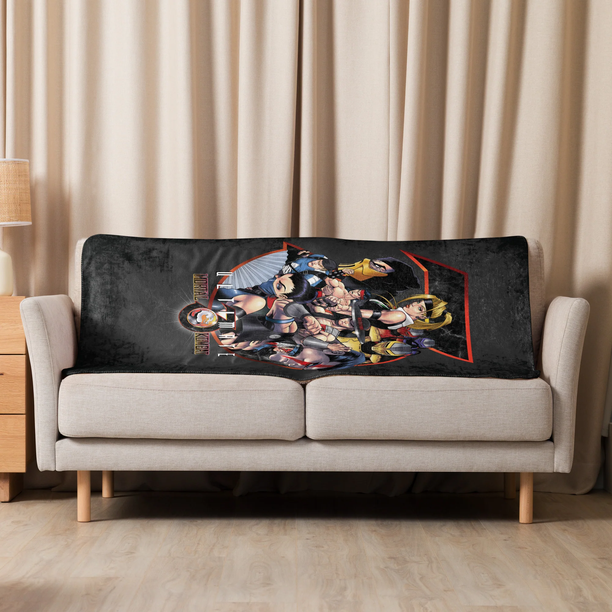 Mortal Kombat Klassic Ultimate MK3 Sherpa Blanket, photo 7