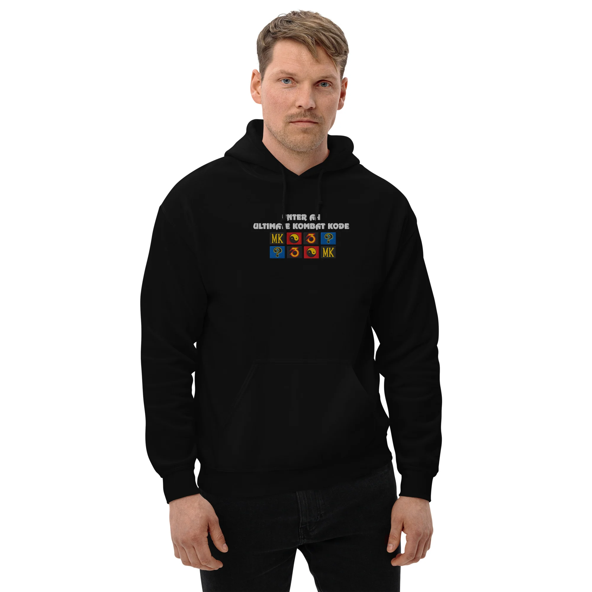 Mortal Kombat Klassic Ultimate MK3 Kombat Kode Embroidered Hoodie, photo 5
