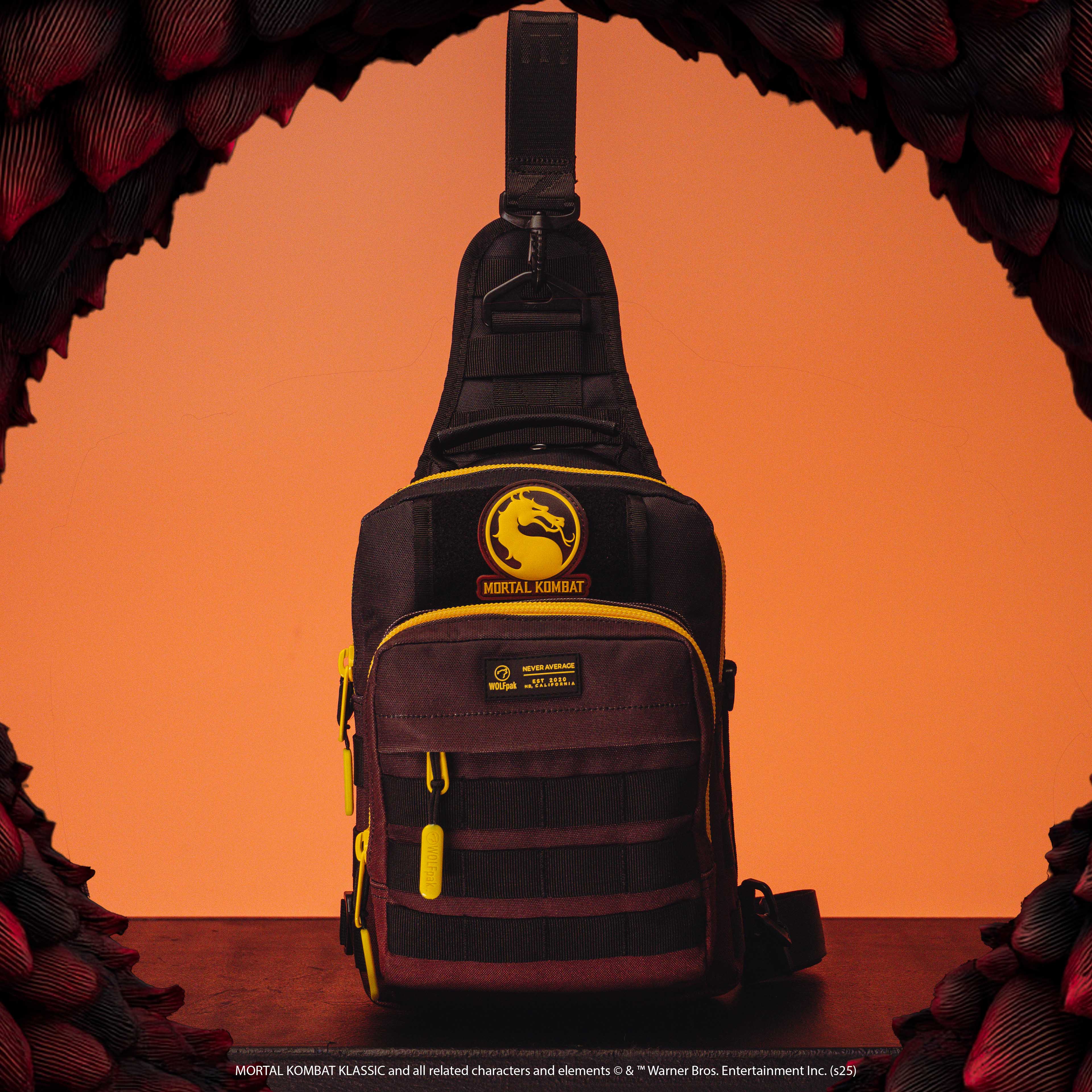 WOLFpak Mortal Kombat Klassic 9L Tactical Sling Bag