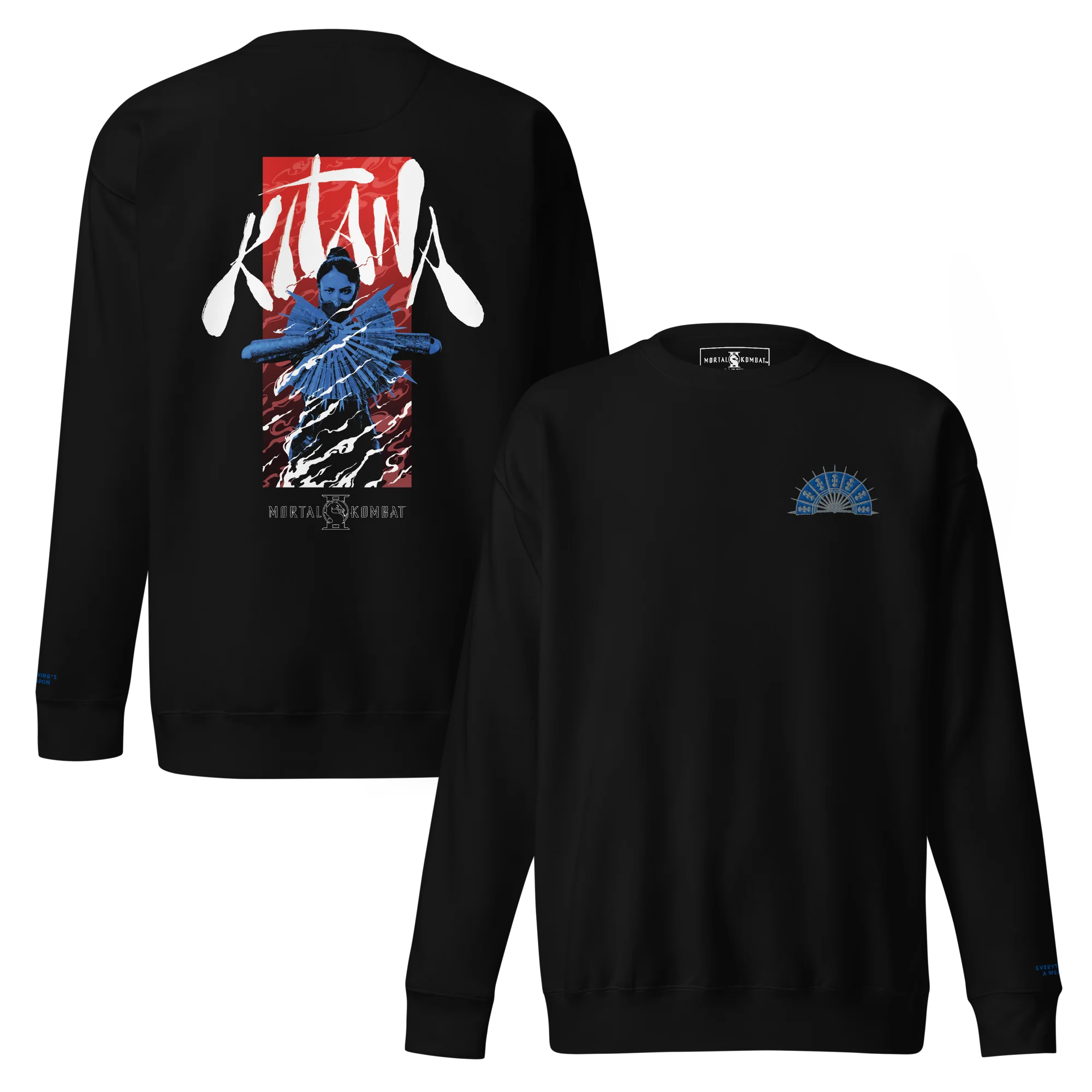 Mortal Kombat II Kitana Embroidered Sweatshirt, photo 6