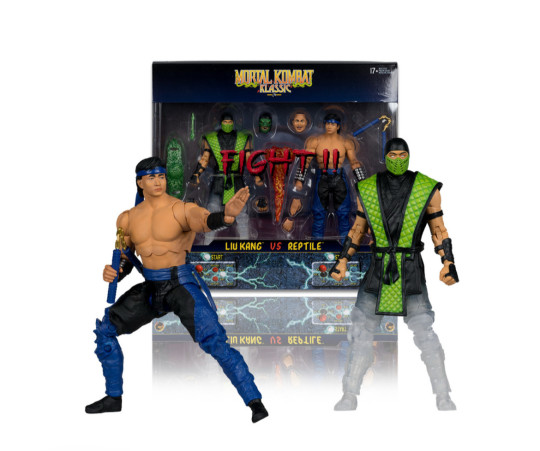 McFarlane Toys Mortal Kombat Klassic Reptile vs Liu Kang (2025)