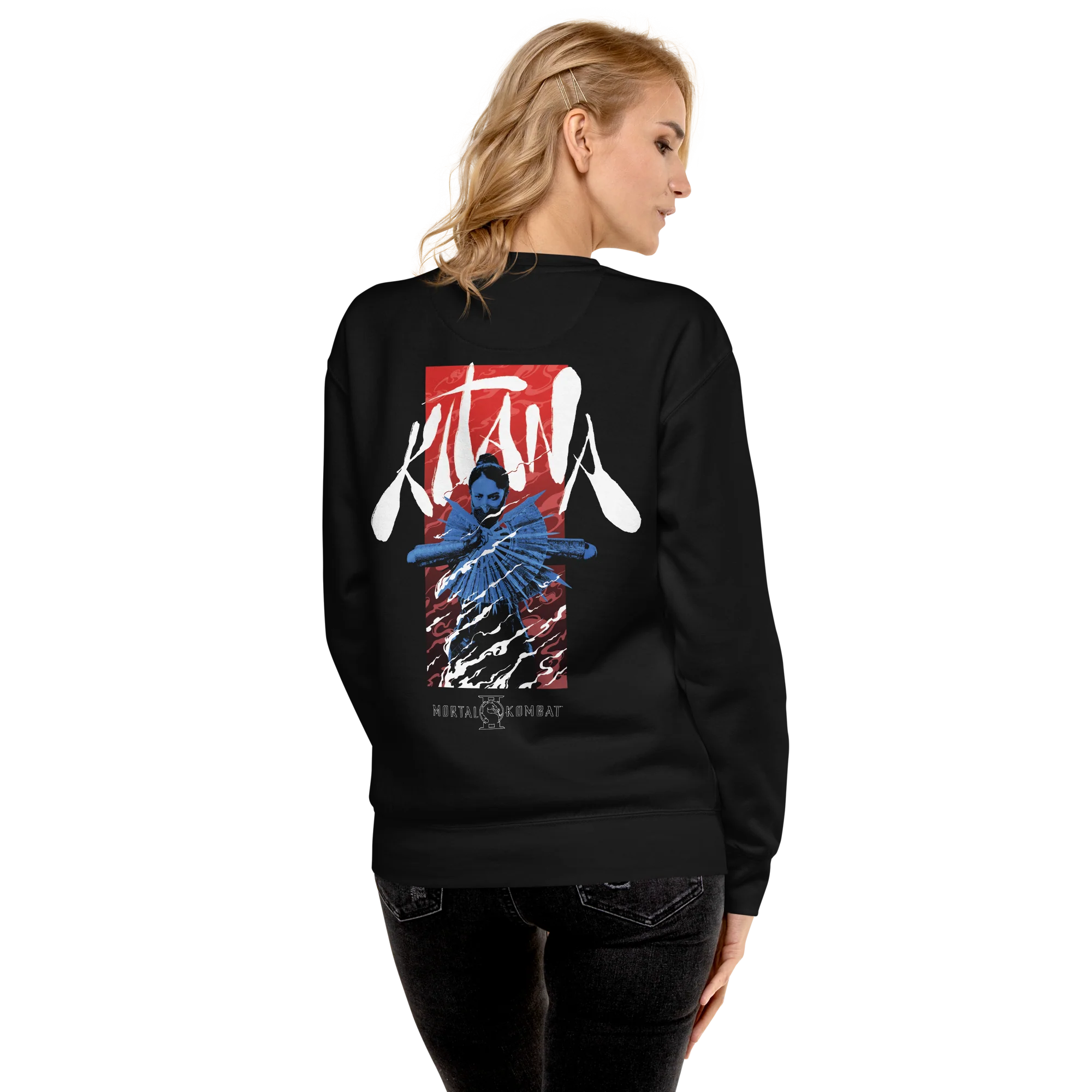 Mortal Kombat II Kitana Embroidered Sweatshirt, photo 4
