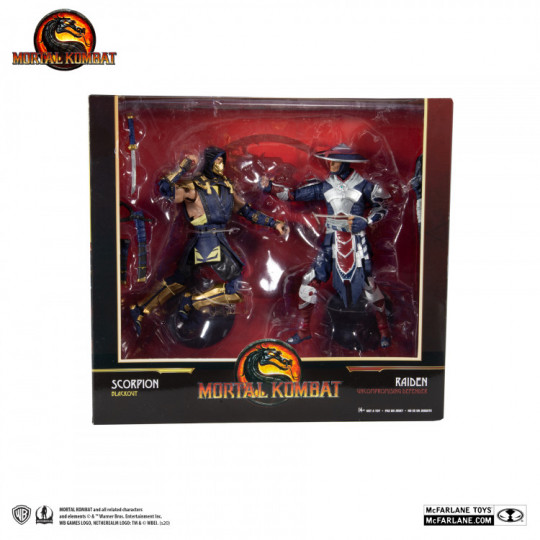 McFarlane Toys Mortal Kombat Scorpion And Raiden Multipack